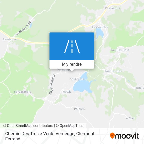 Chemin Des Treize Vents Verneuge plan