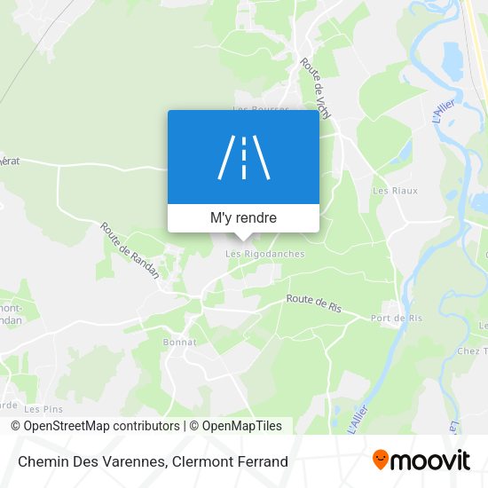 Chemin Des Varennes plan