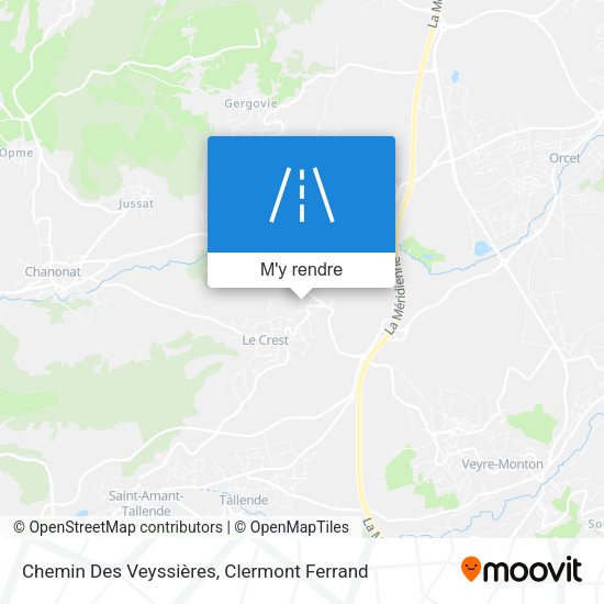 Chemin Des Veyssières plan