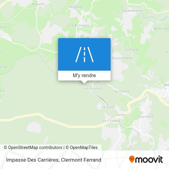Impasse Des Carrières plan