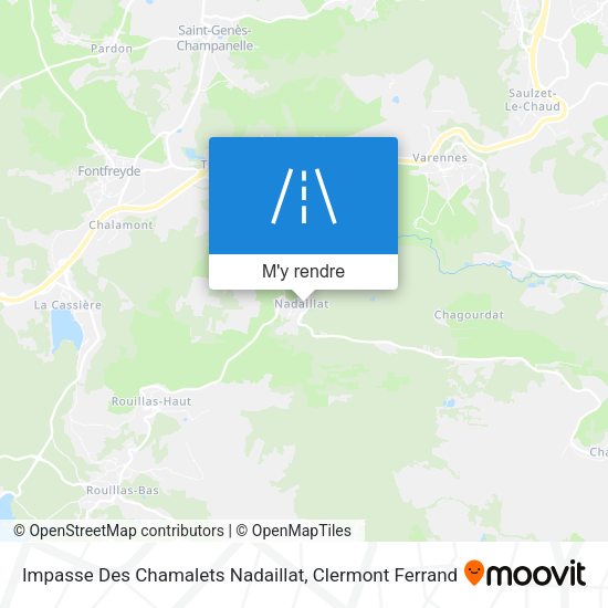 Impasse Des Chamalets Nadaillat plan