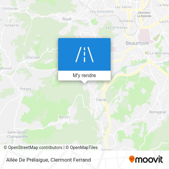 Allée De Prélaigue plan