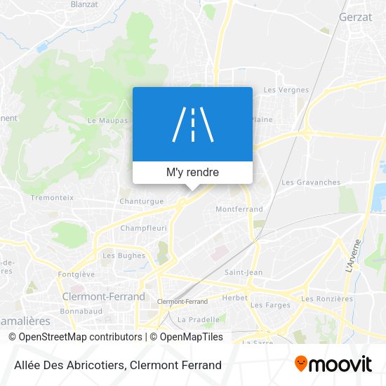 Allée Des Abricotiers plan