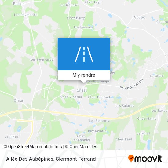 Allée Des Aubépines plan
