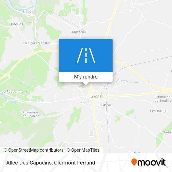 Allée Des Capucins plan