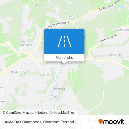 Allée Des Chambons plan