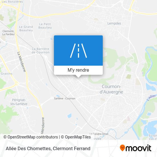 Allée Des Chomettes plan