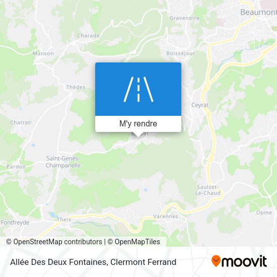 Allée Des Deux Fontaines plan
