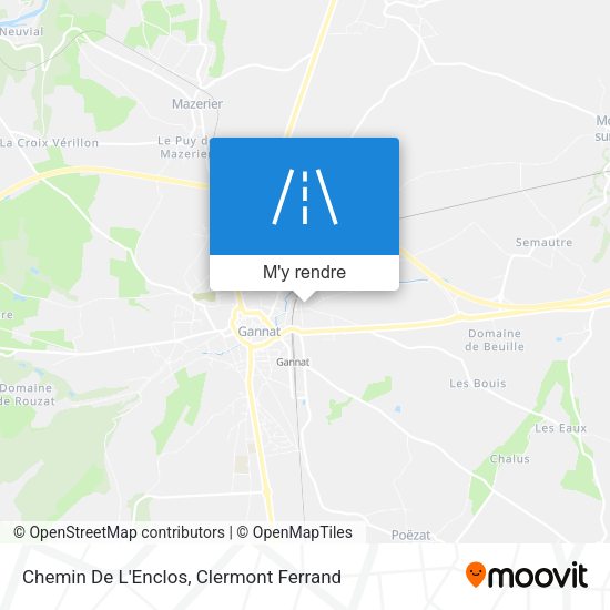 Chemin De L'Enclos plan