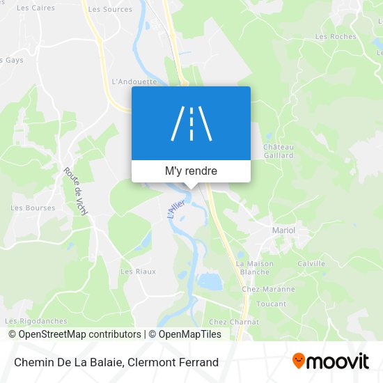 Chemin De La Balaie plan