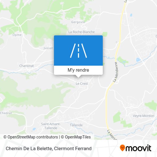 Chemin De La Belette plan