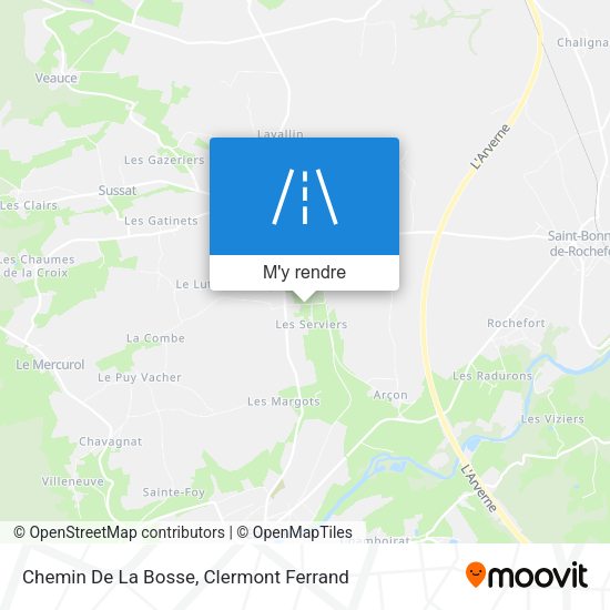 Chemin De La Bosse plan