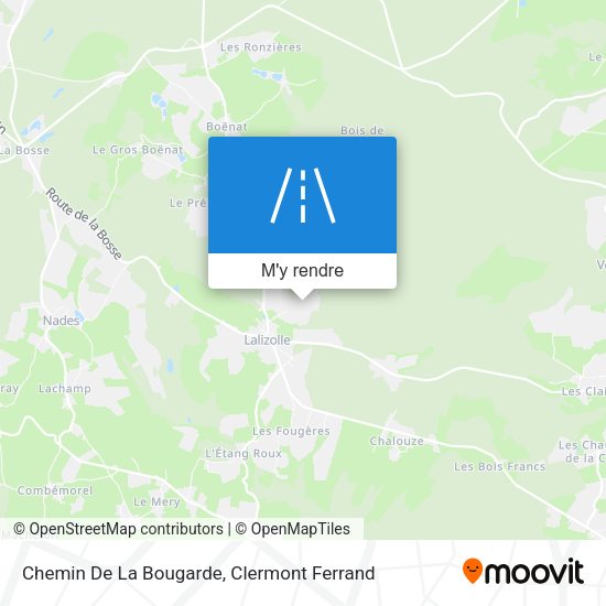 Chemin De La Bougarde plan