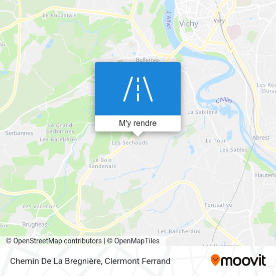 Chemin De La Bregnière plan