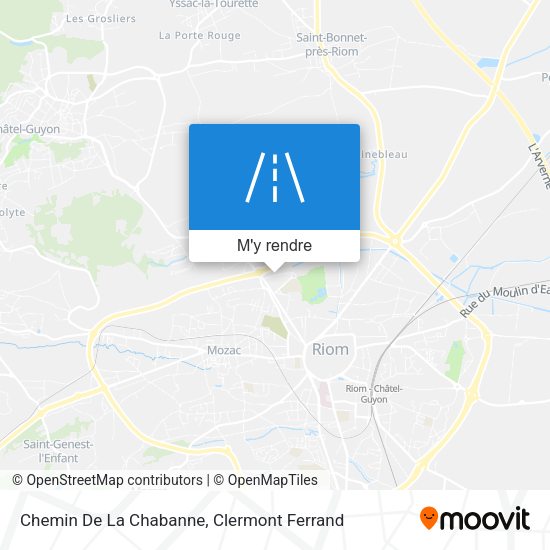 Chemin De La Chabanne plan