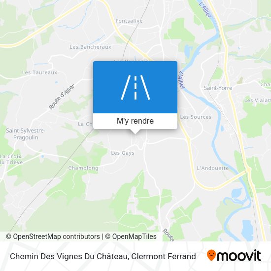 Chemin Des Vignes Du Château plan