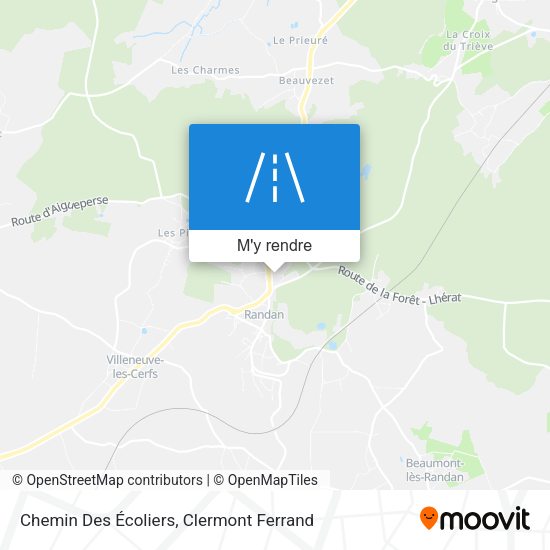 Chemin Des Écoliers plan