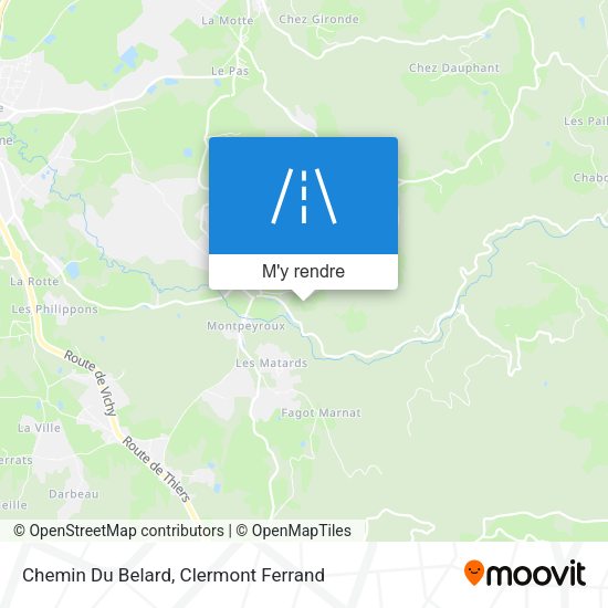 Chemin Du Belard plan