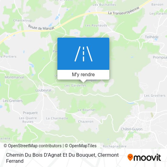 Chemin Du Bois D'Agnat Et Du Bouquet plan