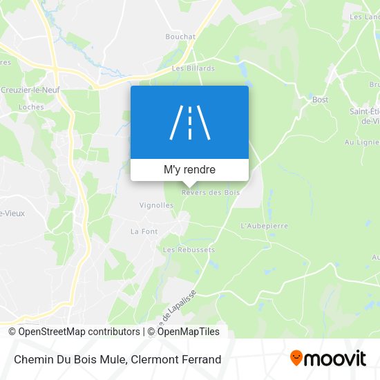Chemin Du Bois Mule plan
