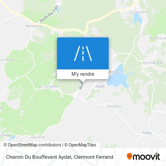Chemin Du Bouffevent Aydat plan