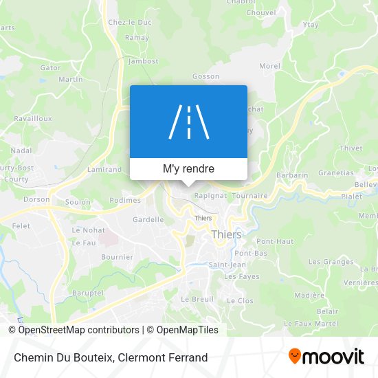 Chemin Du Bouteix plan