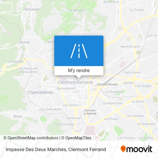 Impasse Des Deux Marchés plan