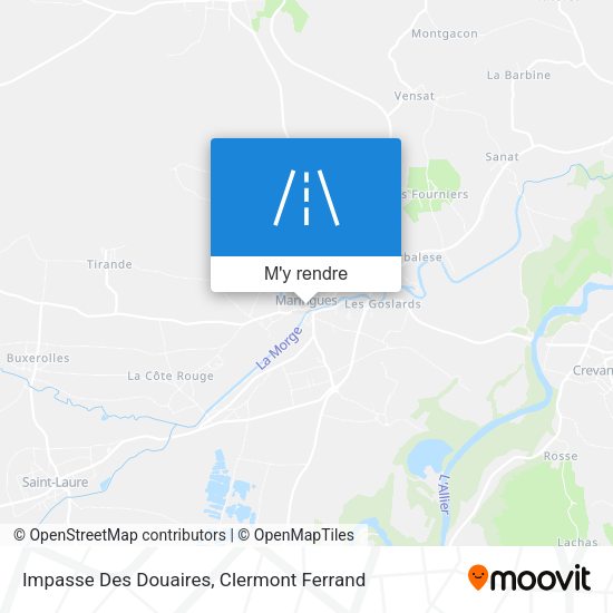 Impasse Des Douaires plan