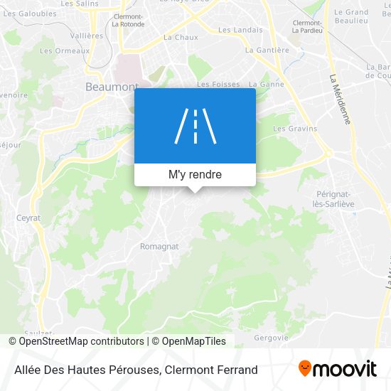 Allée Des Hautes Pérouses plan