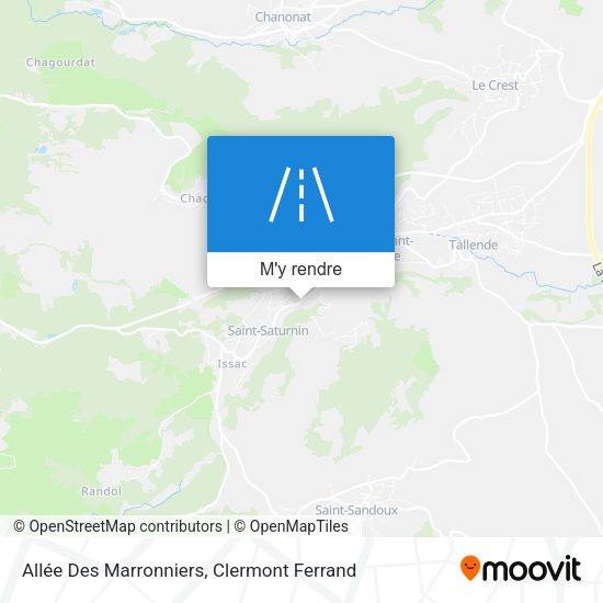 Allée Des Marronniers plan