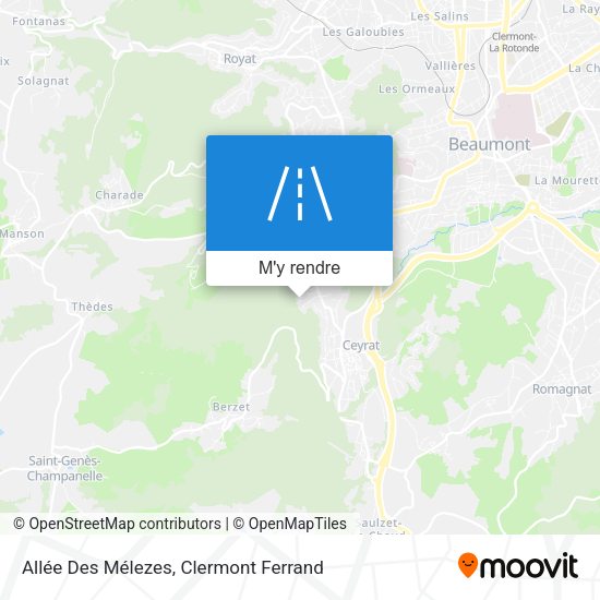 Allée Des Mélezes plan