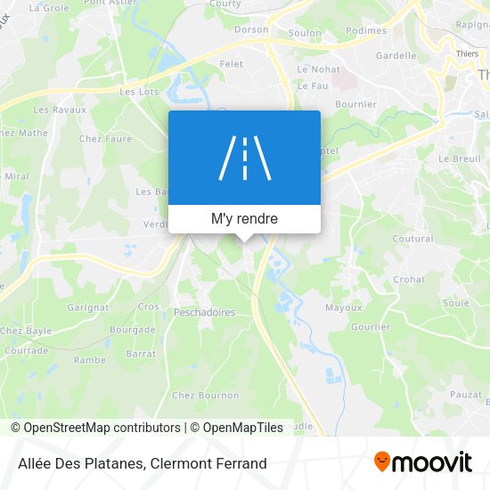 Allée Des Platanes plan
