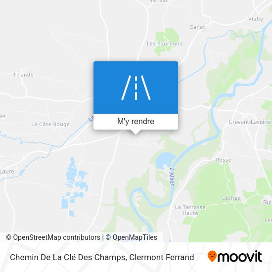 Chemin De La Clé Des Champs plan