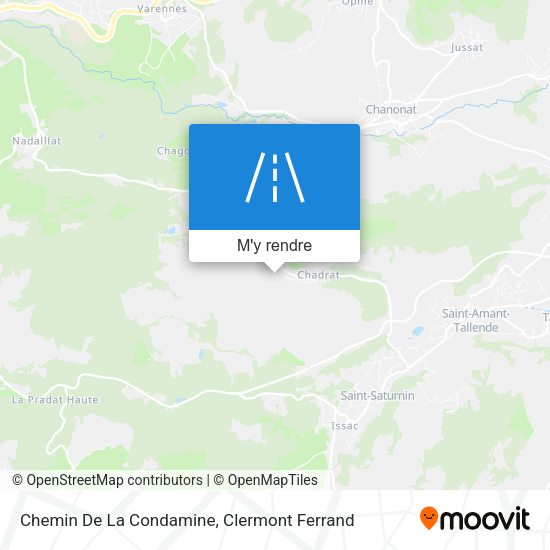 Chemin De La Condamine plan