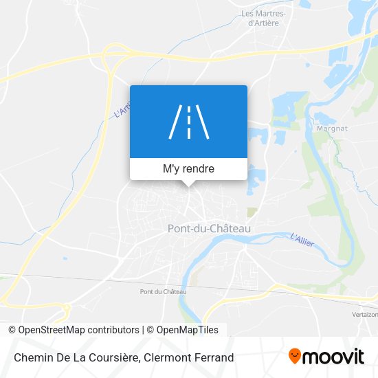 Chemin De La Coursière plan