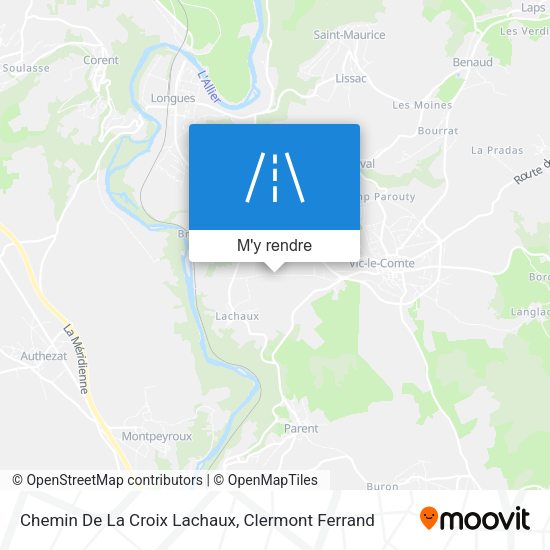 Chemin De La Croix Lachaux plan