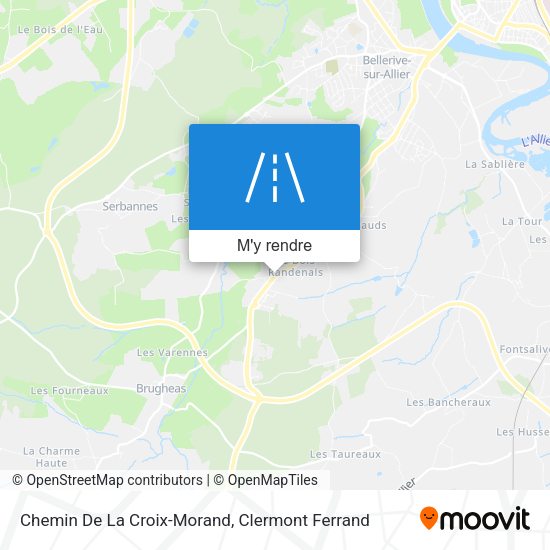Chemin De La Croix-Morand plan