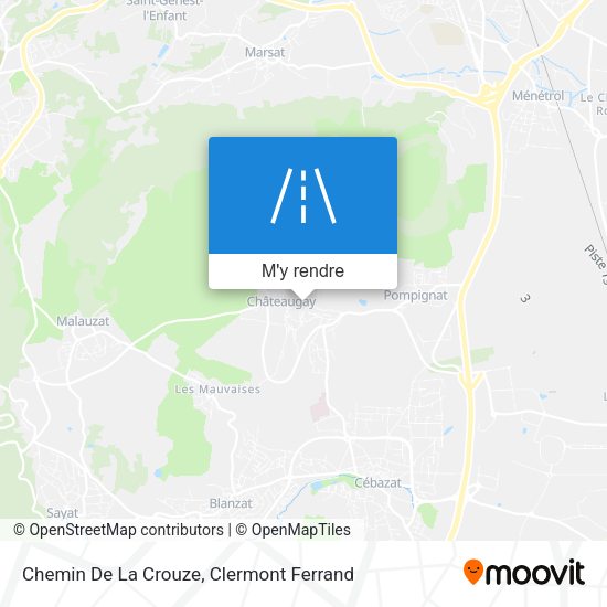 Chemin De La Crouze plan