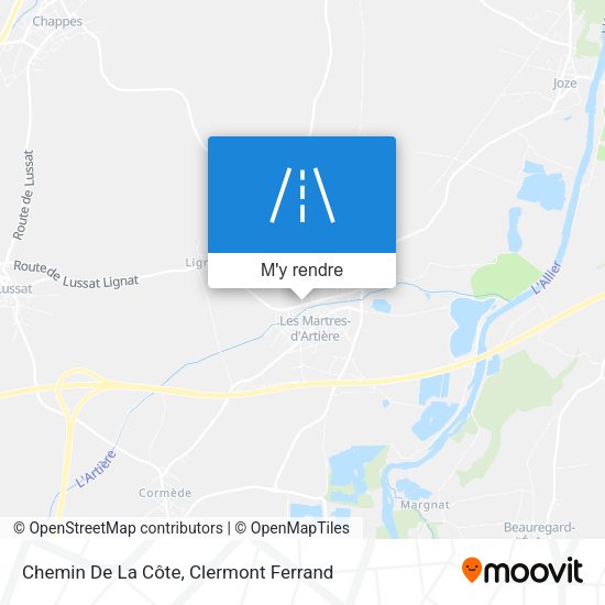 Chemin De La Côte plan