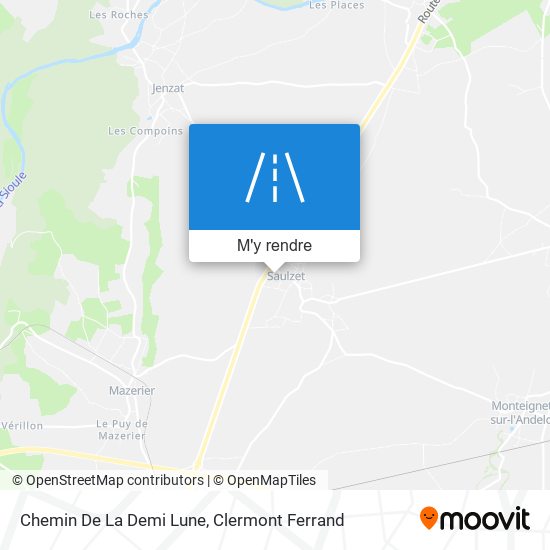 Chemin De La Demi Lune plan