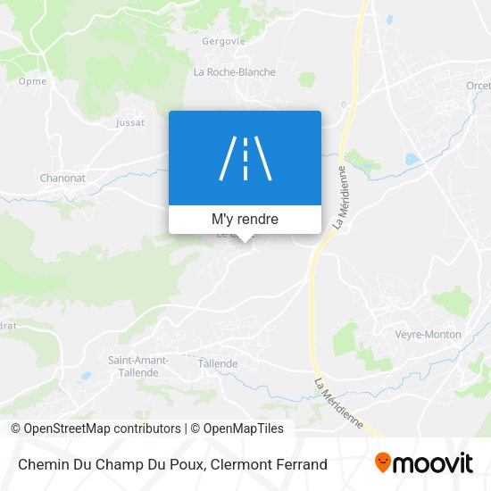 Chemin Du Champ Du Poux plan