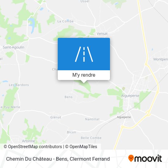 Chemin Du Château - Bens plan