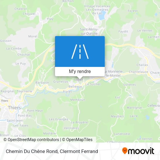 Chemin Du Chêne Rond plan