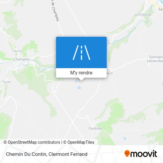 Chemin Du Contin plan