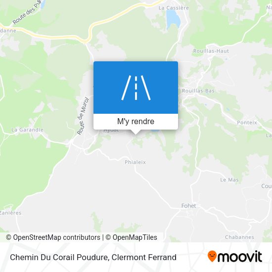 Chemin Du Corail Poudure plan