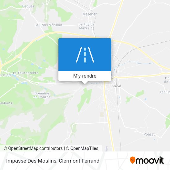Impasse Des Moulins plan