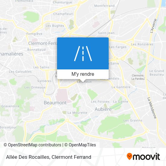 Allée Des Rocailles plan