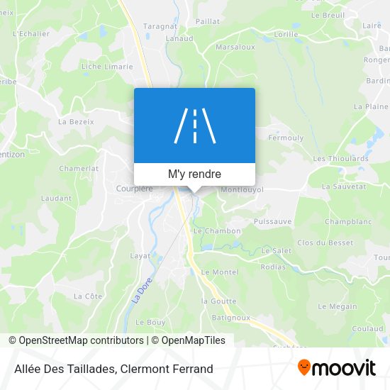 Allée Des Taillades plan