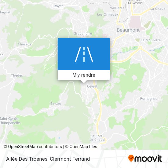 Allée Des Troenes plan