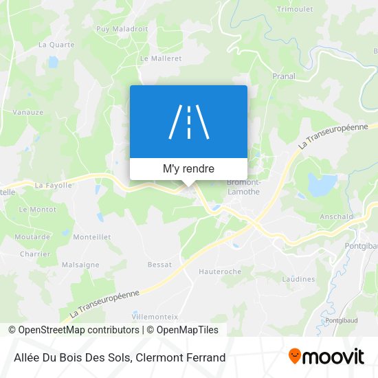 Allée Du Bois Des Sols plan